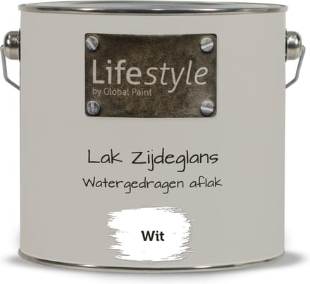Lifestyle Lak Zijdeglans - Wit - 2.5 liter