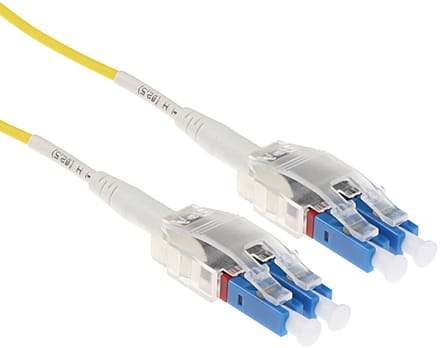 ACT 2 meter Singlemode 9/125 OS2 Polarity Twist patchkabel met LC connectoren