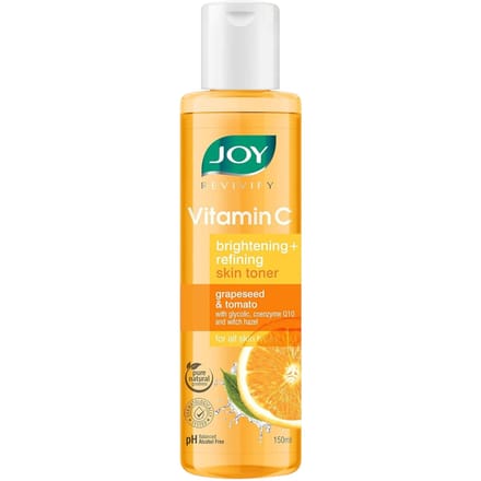 Joy Alcoholvrije Vitamine C Geichtoner 150ml Pakket voor Stralende Gehydrateerde Huid met Hyaluronzuur beige