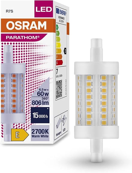 Led Lamp - R7s Buis - Algemene Verlichting - Energiezuinig Model - 78 mm - Warm Wit
