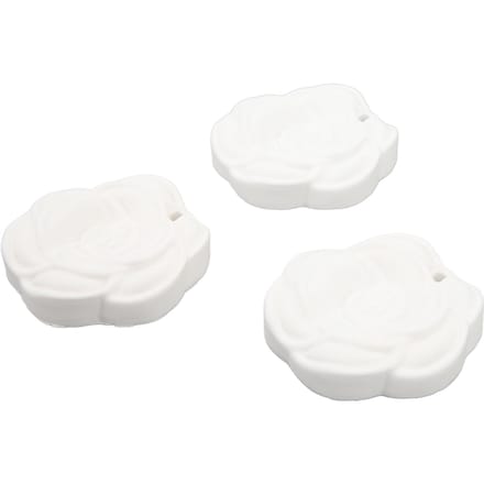3 pièces Tablettes de cire d'aromathérapie Parfums différents Forme de fleur Sachet parfumé longue durée pour