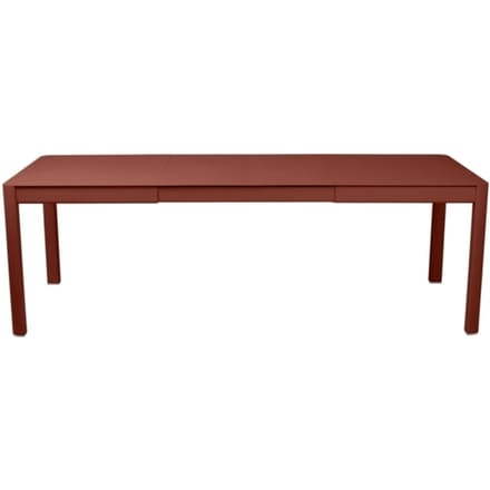 Fermob Ribambelle tafel - 20 okerrood - 2 Inlegplaten