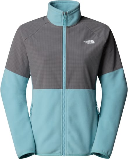 The North Face W GLACIER HEAVYWEIGHT FULL ZIP JACKET Dames Outdoorjas - Blue Eclipse/Smoked Pea