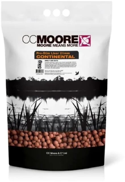 CC Moore Pro-Stim Liver Continental Boilies 21mm 5kg