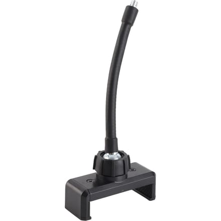Support de téléphone avec anneau lumineux LED 1/4 vis Plastique Métal Pince de téléphone Support pour streaming en direct noir