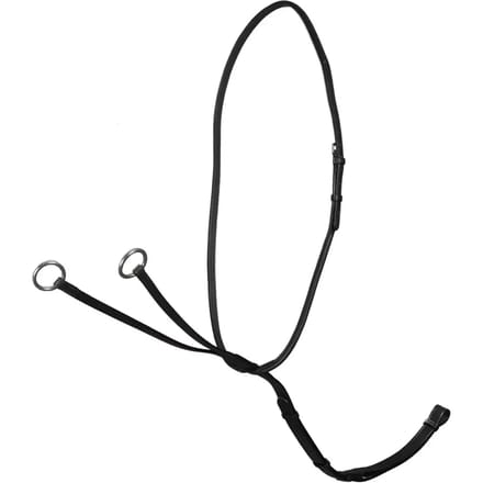 Schuifringmartingaal Zwart Cob