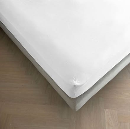 Emma Percale Topperhoes 180x210 cm – Fris Wit & Ademend