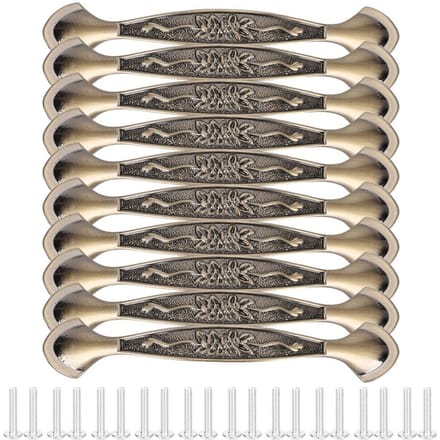 10 Set Kast Trek Handvat Zinklegering Schoenendoos Lade Kantoor Hardware Gat Afstand 96mm