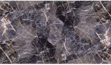DMS - Decoratief Zelfklevend Paneel - Zwart-Goud Marmer - 280x60 cm