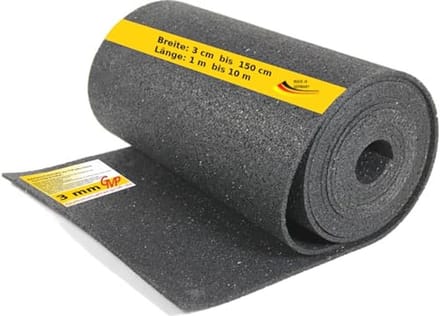 Bouwbeschermingsmat rubbergranulaat 10 mm x 9 m