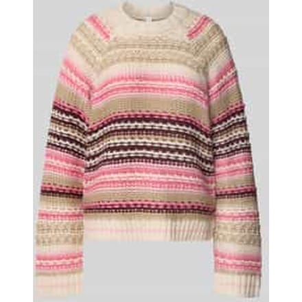 Relaxed fit gebreide pullover met wol model 'BIBI'