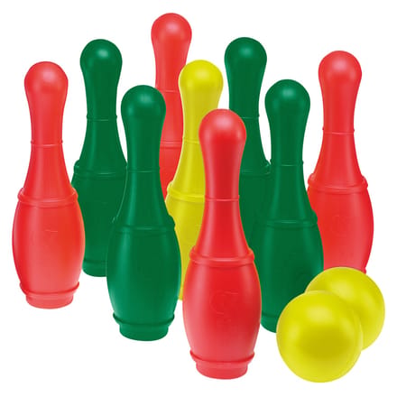 Kegelspel 11-delig Met 9 Pylonnen En 2 Ballen