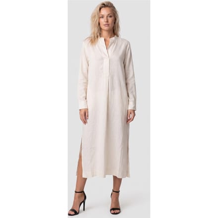 ARKET Florens Long Linen Dress White Größe: 36 | Maxikleider Outlet | Damen | Weiß