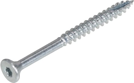 Proftec - Spaanplaatschroeven - Torx 25 - 6x120mm - Verzinkt - Deeldraad (100 stuks)