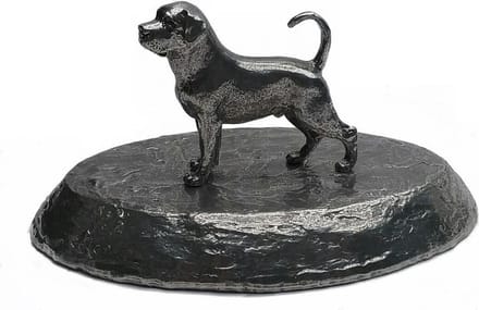 Urn rottweiler met staart groot