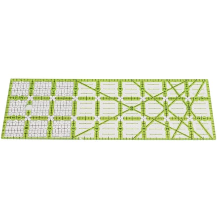 Règle de Quilting en acrylique rectangulaire transparente, opération Simple, robuste et Durable, règle de couture domestique white