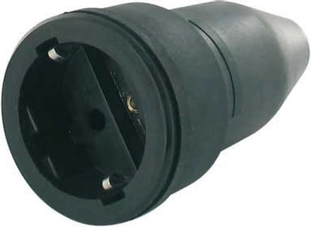 Rubber stekker 220 Volt female
