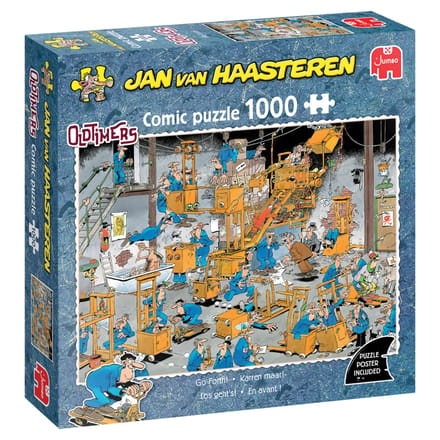 Jan van Haasteren - Oldtimers - Karren maar! - 1000 stukjes puzzel - Legpuzzel