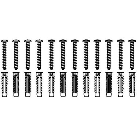 Pressalit fixing material for solid masonry set of 12 V8617