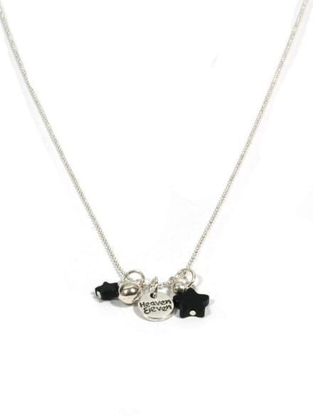 Heaven Eleven dames Ketting ballchain - - zwart sterren