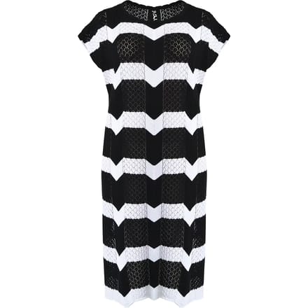 Mouline Midi Jurk Dames Mat Fashion