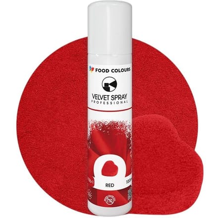 Zamsz in Spray Rood Voedingskleuren Fluweel 100 ml Rood