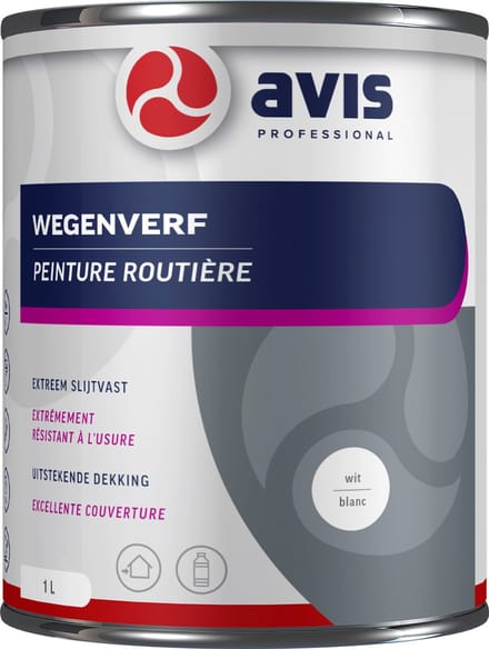Avis Wegenverf - 1 l - Wit