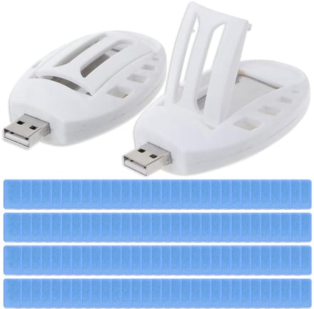 Draagbare USB muggenbestrijding met 120 tabletten, effectief tegen vliegen, motten en muggen in de zomer