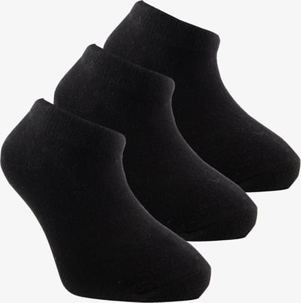 3 paar kinder sneakersokken - Zwart - Maat 31/34