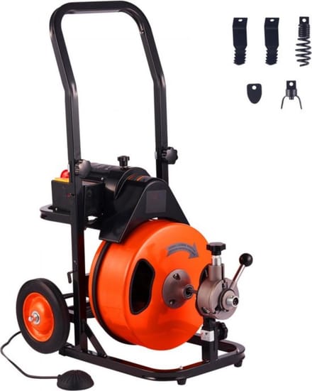 Elektrische Ontstopper 22,86m - Kabel - 1500 rpm - Ontstoppingsmachine
