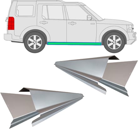 Frontruderamme voor Land Rover Discovery 2004-2009 / Links + Rechts / Set