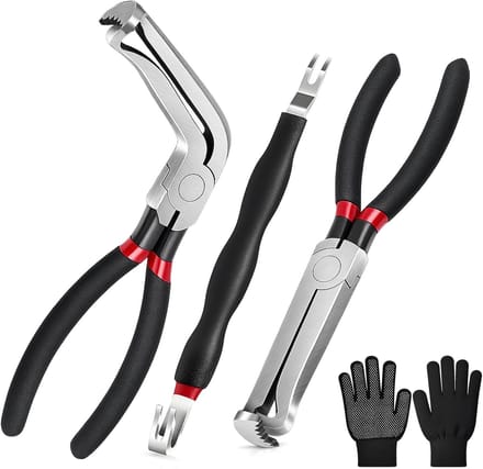 Gereedschapset Autoconnectoren - Ontgrendelingsset - Auto Elektra - 3-delige Set - 22 cm - Zwart