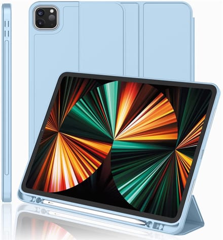 EtuiTab - Smartcase Tablethoes - Apple iPad PRO 11 2021 2020 - Met Rysikruimte - Blauw
