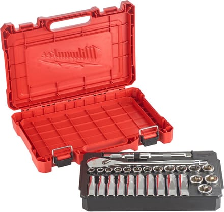 Milwaukee 1/2 Metric Socket Wrench Set 28- delig - 4932471864