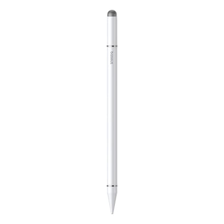 Baseus Smooth Writing III 3-in-1 Passieve Stylus Pen | Universele Touchscreen Stylus | Magnetische Stylus | Aluminium Stylus | Tablet & Smartphone Pen | iPad Android iPhone | Wit
