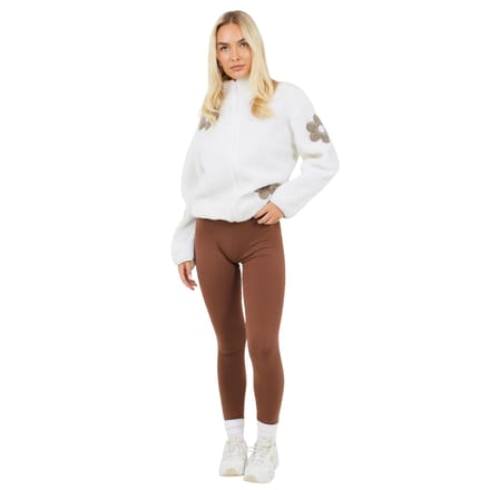 Brave Soul Dames/Dames Polyester Effen Legging (Chocolade)