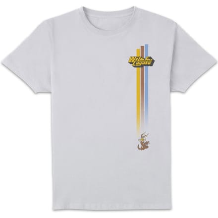Looney Tunes Kaboom! Wile E. Coyote Retro Stripe t-shirt - Wit - M