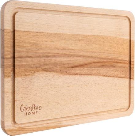 Creative Home Houten Snijplank | 30,5 x 22,5 x 1,5 cm | Natuurlijk Beukenhout