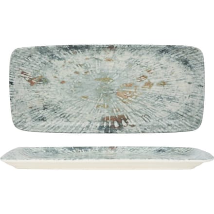Bonna Serveerschaal - Odette - Porselein - 34x16 cm - set van 2