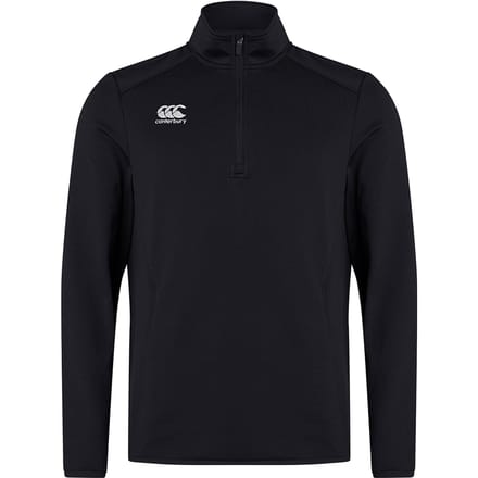 Canterbury Club Track Top heren met ritshals (Zwart)