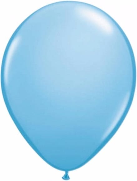 Lichtblauwe ballonnen 10 stuks 30 cm