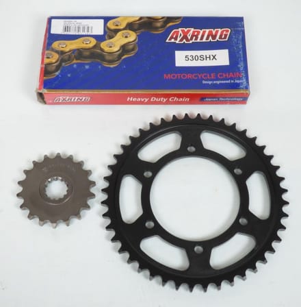Kettingset Axring voor Motor Yamaha 1000 Yzf R1 Sp-R Ohlins 2010 18x44 Nieuw
