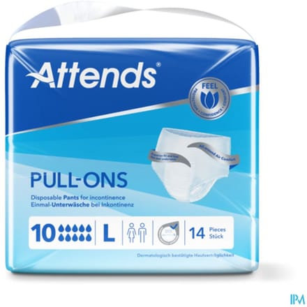ATTENDS Pull-Ons 10 XL - 1 pak van 14 stuks