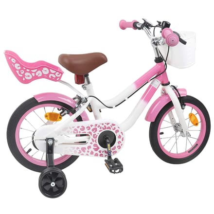 vidaXL - Kinderfiets - 16 - Inch - voor - 4-6 - jaar - oud - Licht - Roze