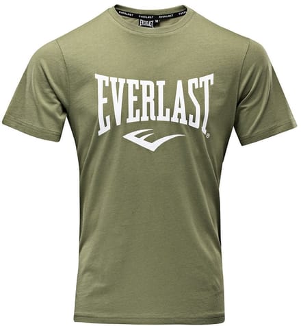 Everlast Russel - T-Shirt - Katoen - Khaki Groen (Beschikbaar in verschillende maten)