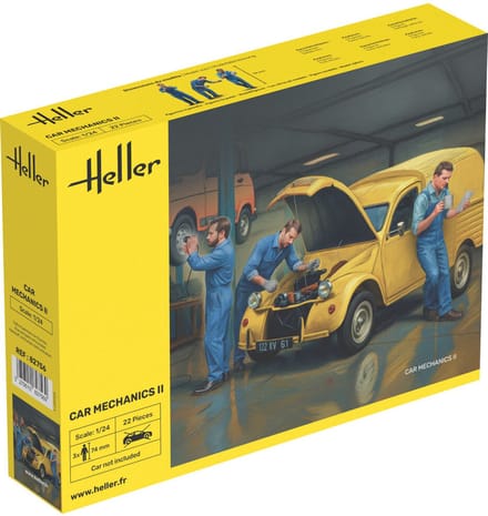 Heller Modelbouwpakket Diorama - 82756 Automonteurs II - voor Diorama - 3 Figuren Plastic - 1:24 - Modelbouw