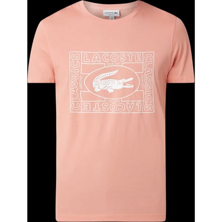 Lacoste - Maat M - T-shirt met logoprint