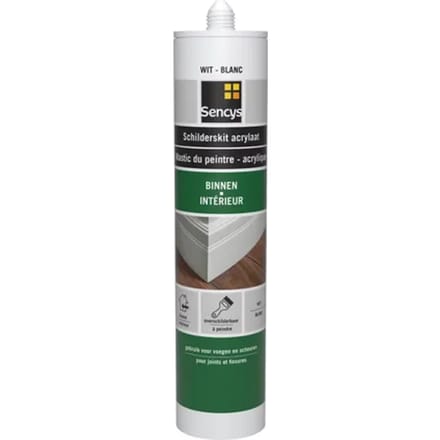 Sencys Schilderskit Wit 310ml