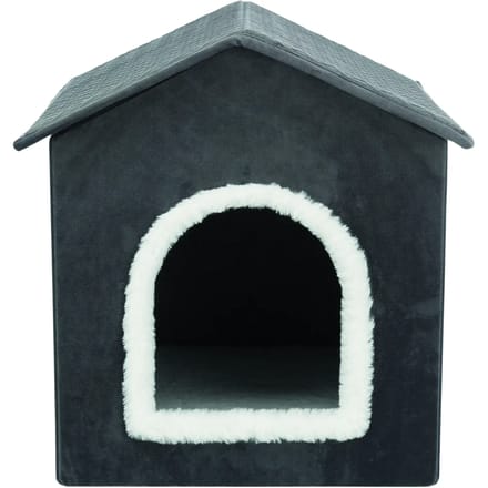 TRIXIE Huisdierengrot Livia 38x41x44 cm grijs en wit - Dierenmand
