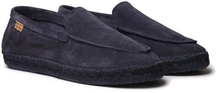 Gesloten espadrilles voor heren van suède met jute zool | MAX